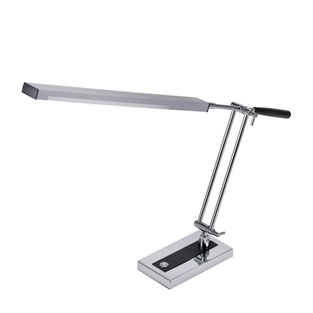 Bostitch Adjustable Arm LED Desk Lamp, Chrome VLED500